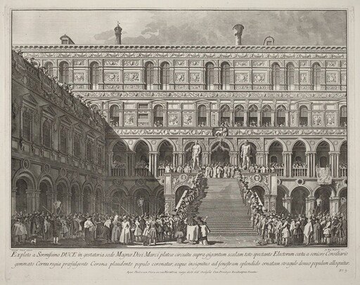 The Doge Crowned on the Scala dei Giganti of the Ducal Palace