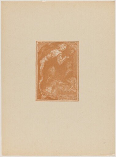Michel Ange modelant l'esclave (Michelangelo Sculpting "The Slave")
