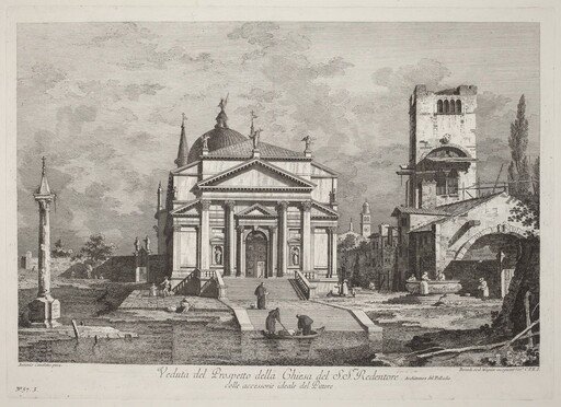 Veduta del Prospetto della Chiesa del SS. Redentore