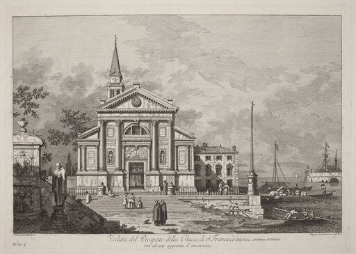 Veduta del Prospetto della Chiesa del S. Francesco