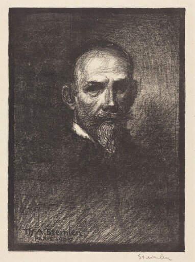 Self-Portrait (Steinlen de face, tete droite)