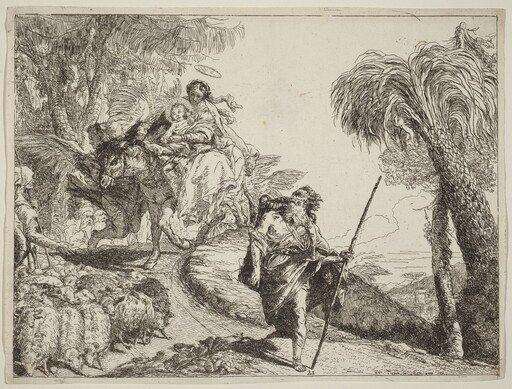 The Flight with Joseph in the Foreground