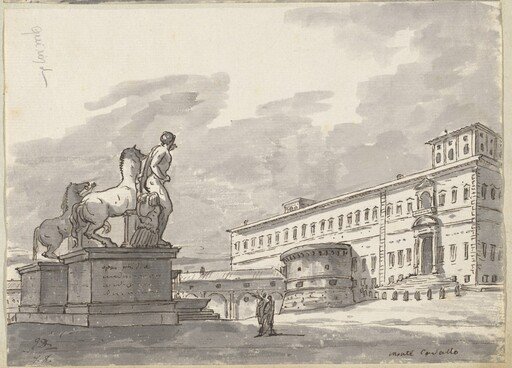 Monte Cavallo, with the Horse Tamers