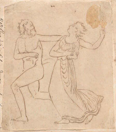 Satyr and Maenad, from Dance in Honor of Bacchus