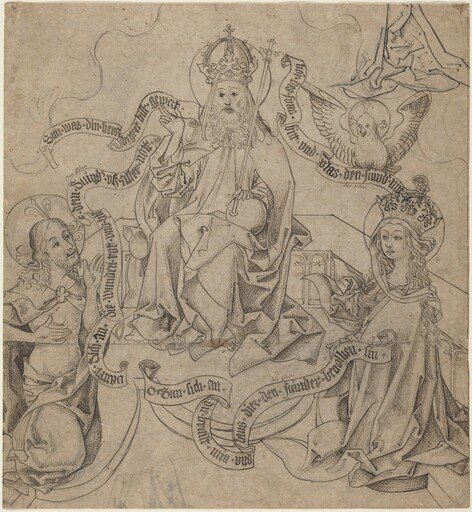 Christ and Mary Interceding with God the Father