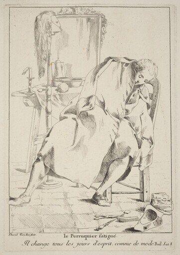Le Perruquier fatigué (The Tired Wigmaker)