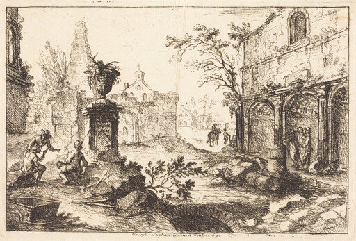 Architectural Fantasy with Roman Ruins