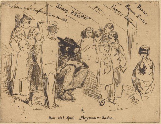 The Title Page for "Douze Eaux Fortes d'après Nature"