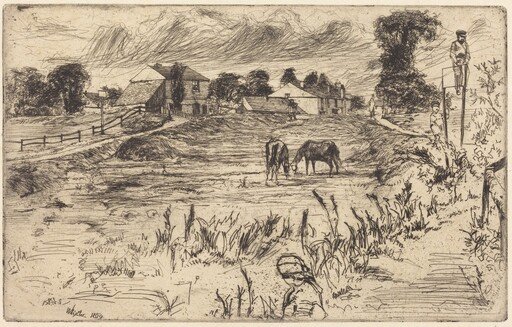 Landscape with Horses