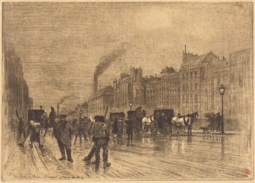 Matinée d'Hiver sur les Quais