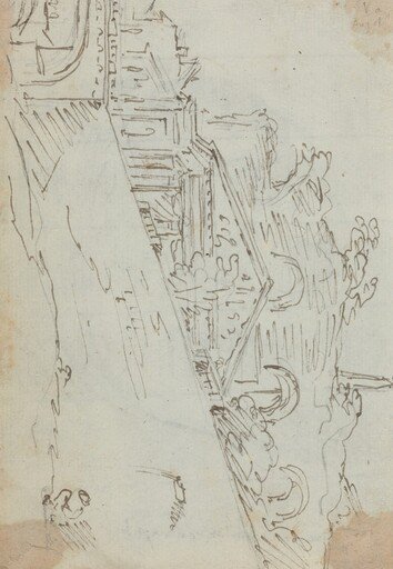 Ancient Ruins on the Bank of the Tiber