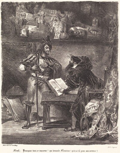 Mephisto Appears to Faust