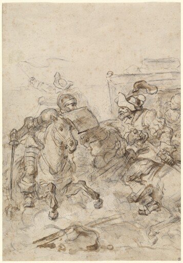 Don Quixote Attacking the Biscayan