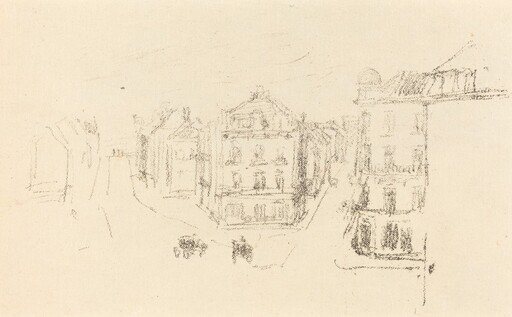 Trial Sketch: Grand Rue, Dieppe