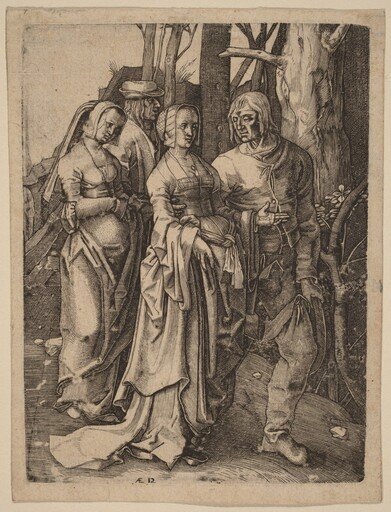 The Two Couples in the Forest