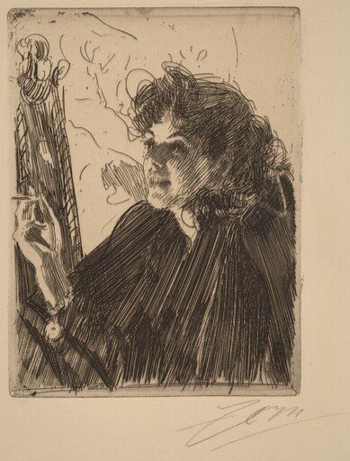 Girl with a Cigarette II
