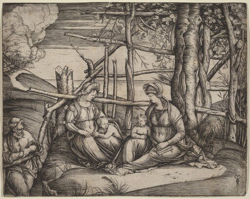 Holy Family with Saint Elizabeth and the Infant Saint John the Baptist