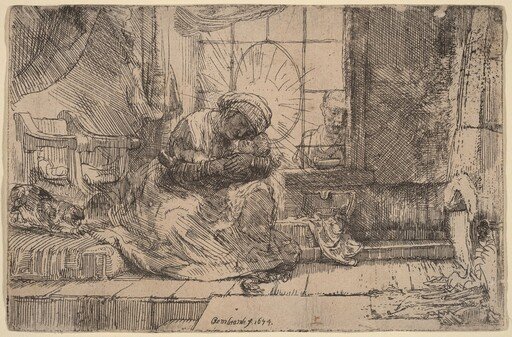 The Virgin and Child with the Cat and Snake