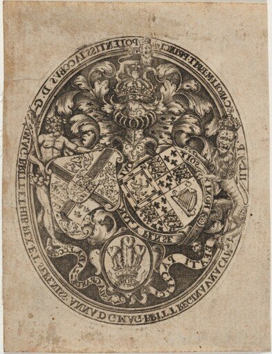 Shield of James I, Anne of Denmark, and Prince Charles