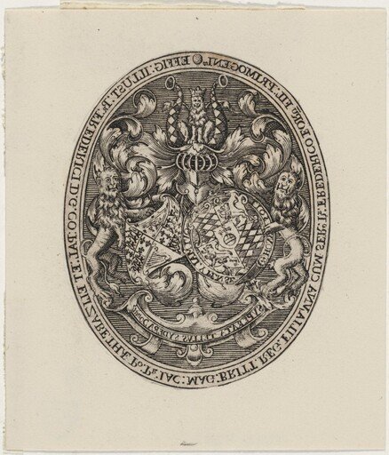 Shields of Frederick V, Elizabeth, and  Prince Frederick Henry