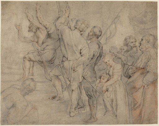 Part of the Crowd at the Ecce Homo