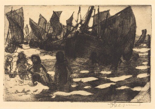 Small Fishing Boats of Berck (Petites Pêcheuses de Berck)