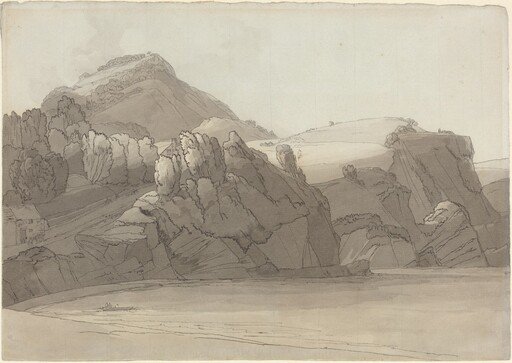 A Rocky Shore at Coombmartin, Devon (Combe Martin Bay)
