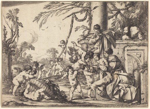 Holy Family with Putti