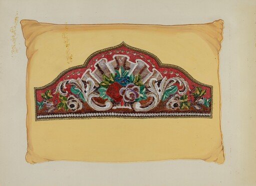 Embroidery on Pillow