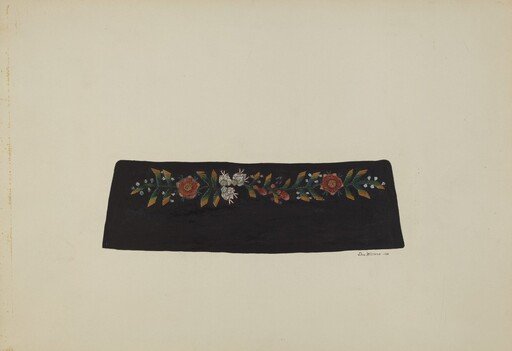 Embroidered Leather