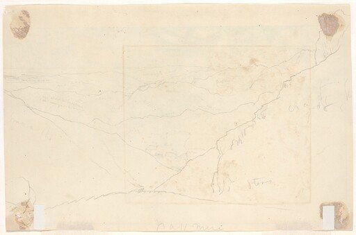 Mountain Landscape [verso]