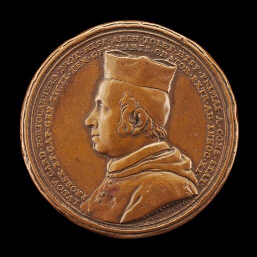 Luis Manuel Fernandez de Portocarrero, 1629-1709, Cardinal 1669, Archbishop of Toledo 1677, Viceroy of Sicily 1677-1678 [obverse]
