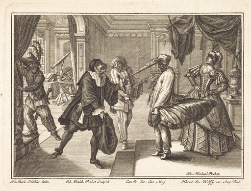 Harlequin at Dr. Polovard's House