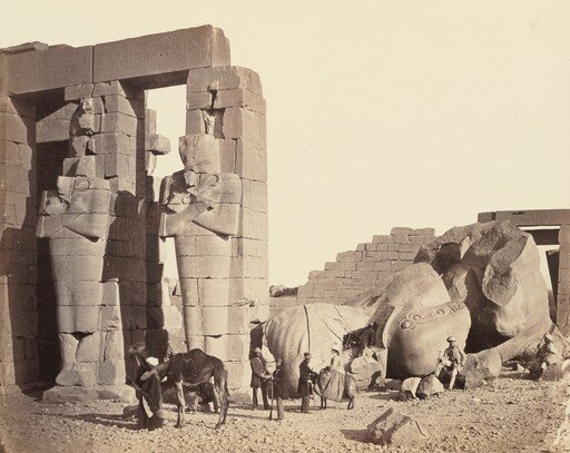 The Ramasseum of El-Kurneh, Thebes, First View