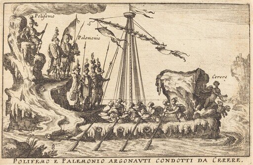 Polifemo e Palemonio Argonauti condotti da Cerere
