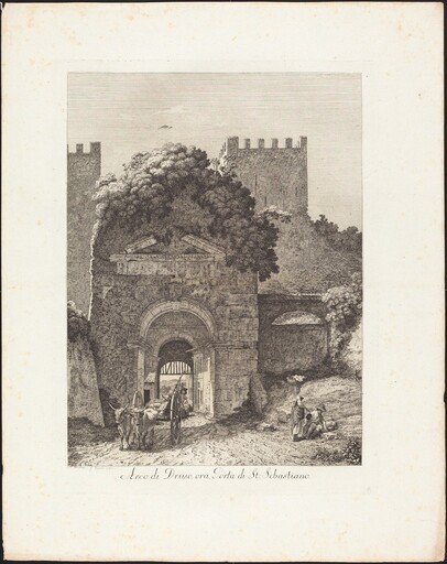 Arco di Druso, ora porta di San Sebastiano
