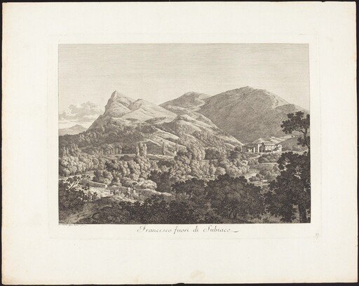 Francesco fuori di Subiacao