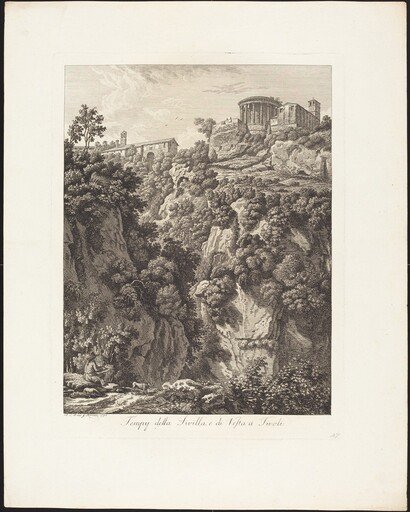 Tempj della Sibilla e Vesta a Tivoli