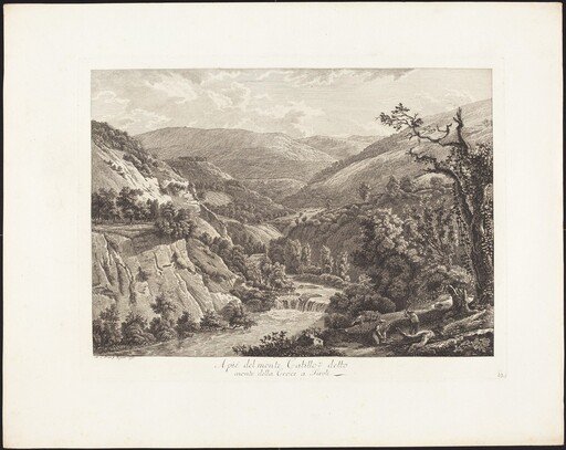 Al pié del monte Catillo, detto monte della Croce a Tivoli