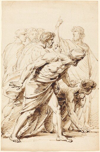 Seven Men in Antique Dress