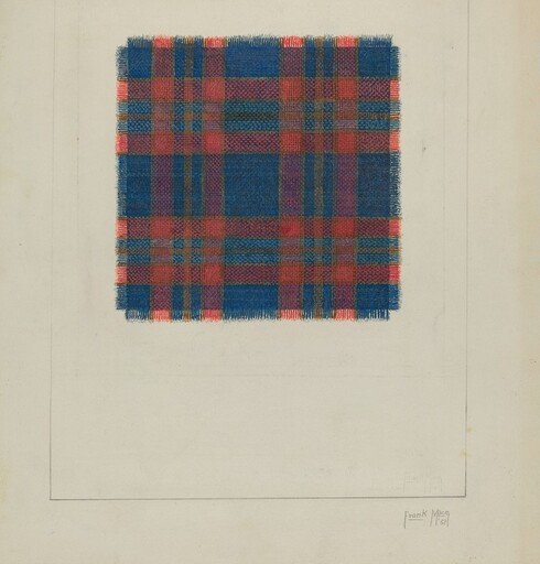 Plaid Homespun Coverlet