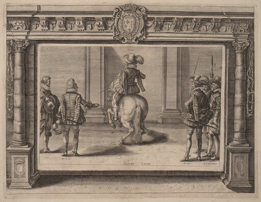Louis XIII on Horseback, Receiving Instruction