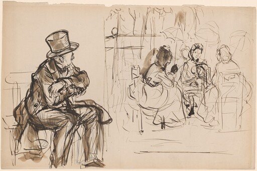 Scene at a Paris Cafe