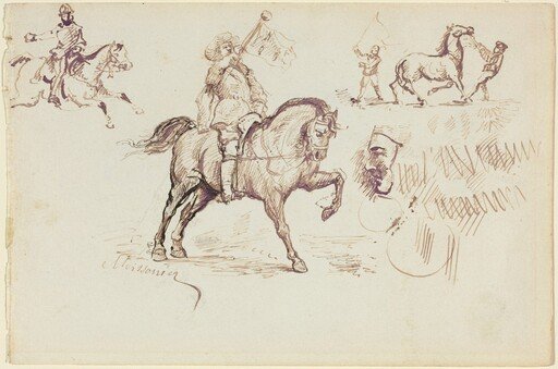 The Herald of Murcia and Other Studies (recto)