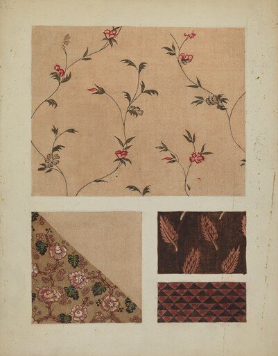Materials from Patchwork Bedspread