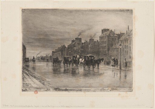 Une Matinée d'Hiver au Quai de l'Hôtel-Dieu (Winter Morning on the Quai de l'Hôtel-Dieu)