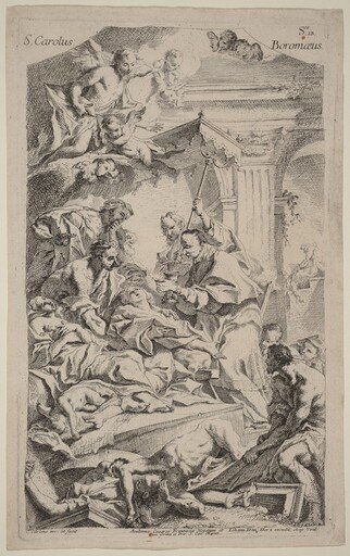 San Carlo Borromeo Giving Last Communion to Victims of the Plague