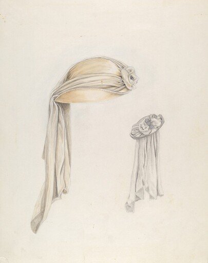 White Satin Hat