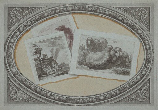 Trompe l'Oeil: Landscapes and Sheep, Using Original Copperplates