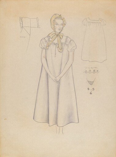 Nightgown and Cap
